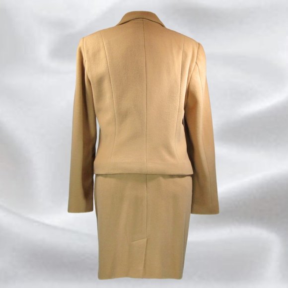 WAY-IN Mustard Colour Skirt Suit in Size 8 - Picture 2 of 8